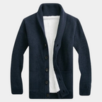 Cardigan Collo Sciallato con Bottoni Uomo
