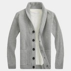 Cardigan Collo Sciallato con Bottoni Uomo