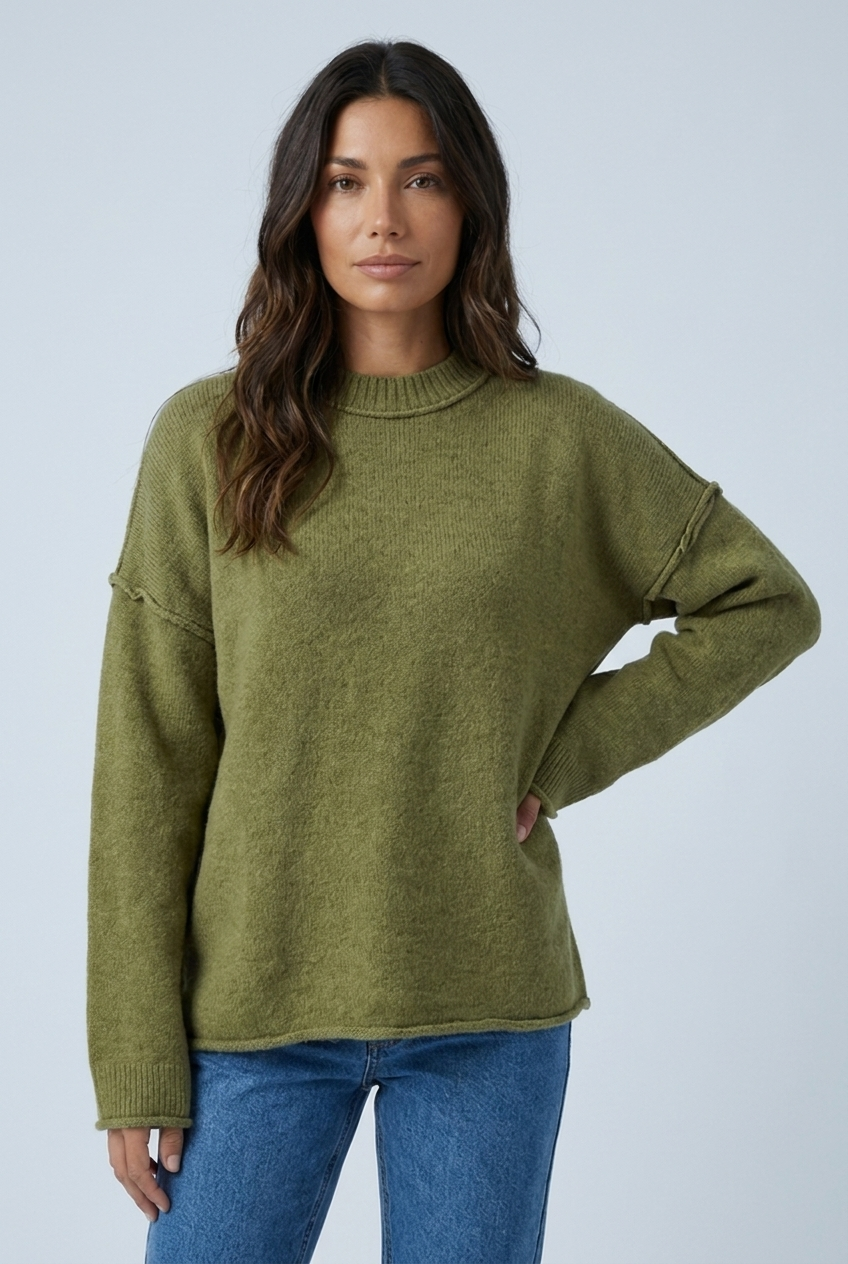 Maglione Girocollo Oversize Donna