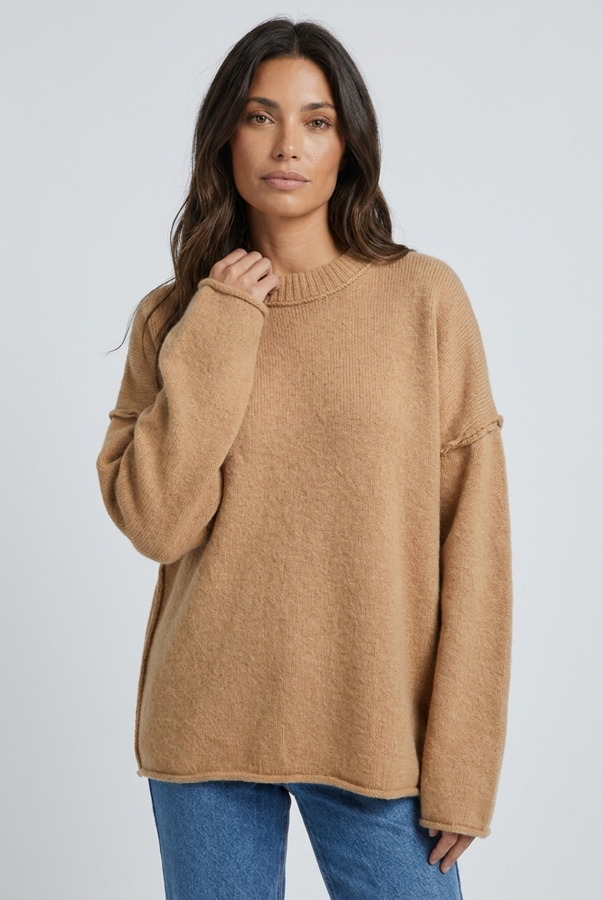 Maglione Girocollo Oversize Donna