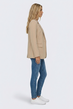 Blazer Lungo Dritto Un Bottone Donna