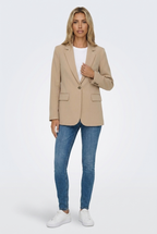 Blazer Lungo Dritto Un Bottone Donna
