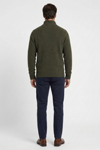 Cardigan con Zip Collo Alto Uomo