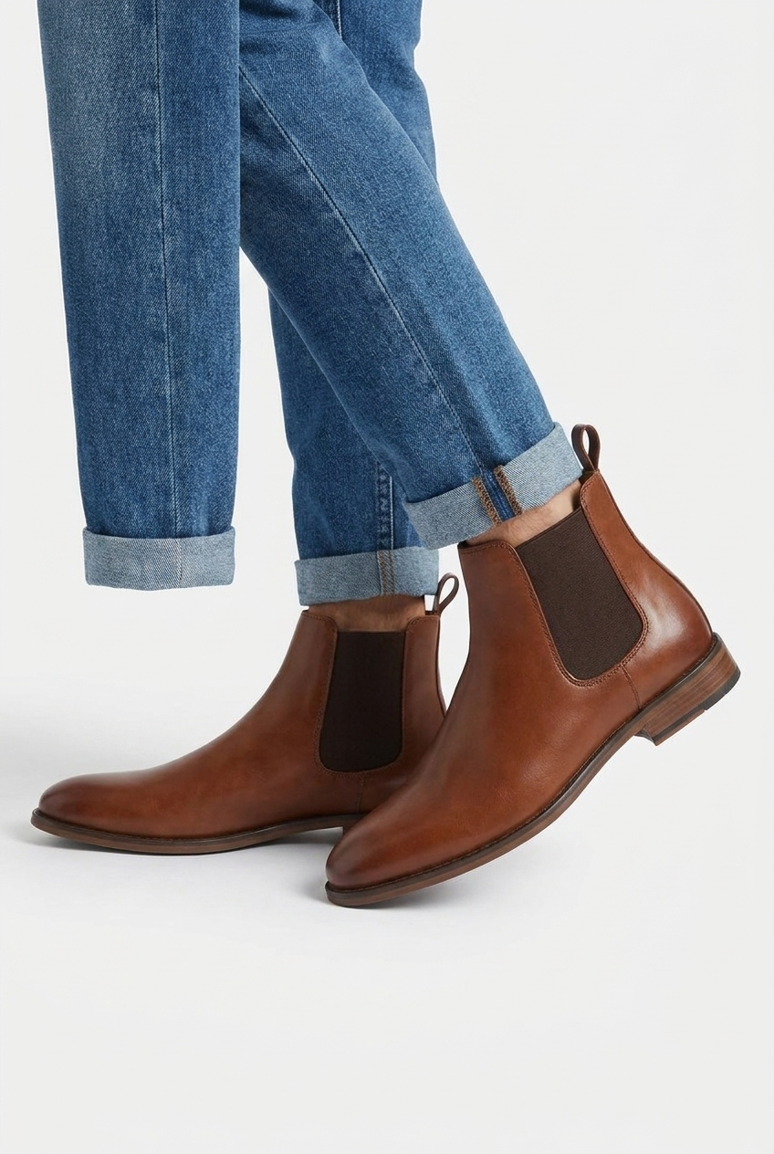 Stivaletti Chelsea Eleganti Uomo
