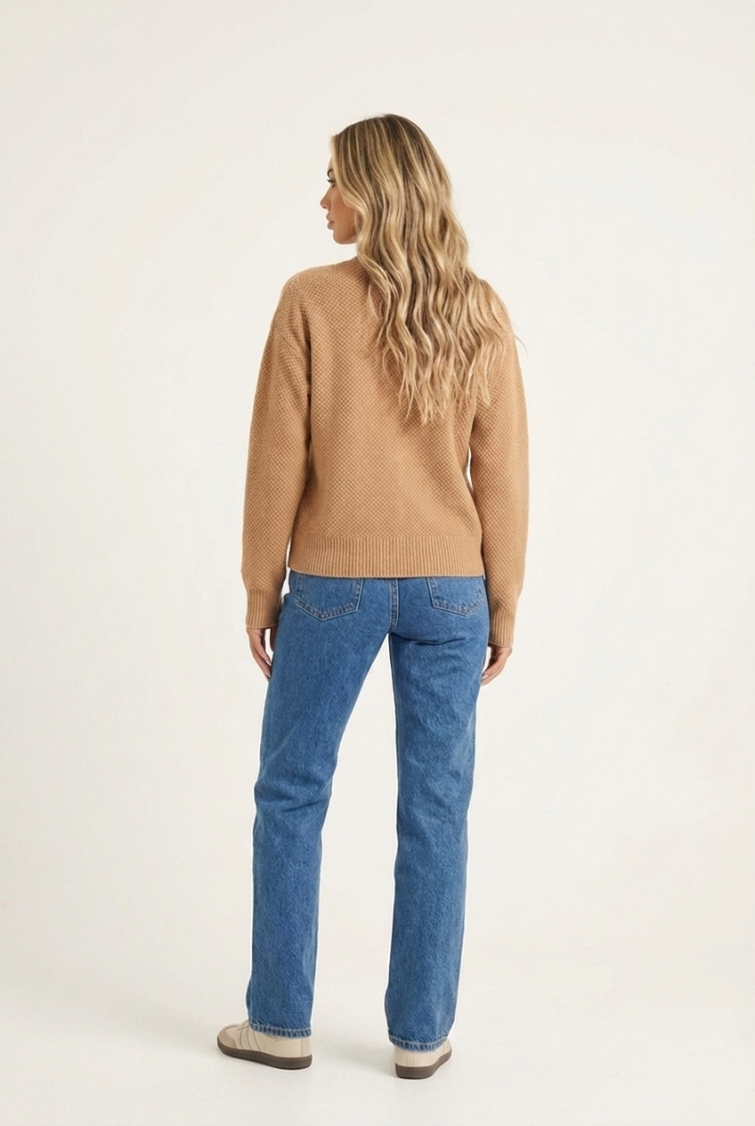 Cardigan Lungo Maglia Morbida Donna