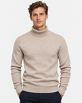 Maglione Dolcevita Slim Fit Cotone Uomo