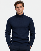 Maglione Dolcevita Slim Fit Cotone Uomo