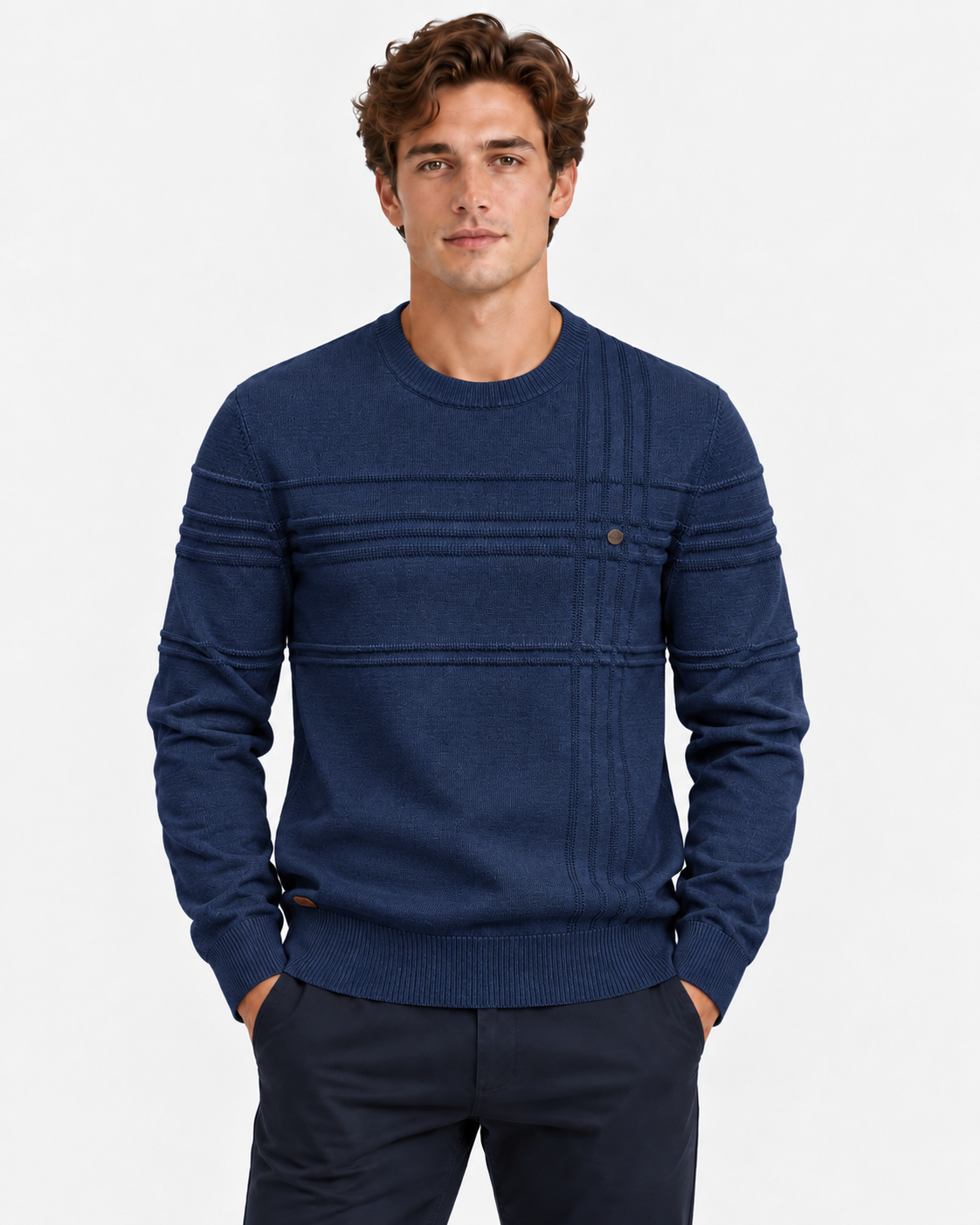 Maglione Girocollo Cotone Uomo
