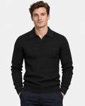Maglione Polo Manica Lunga Cotone Uomo