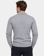Maglione Polo Manica Lunga Cotone Uomo