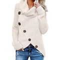 Maglione Collo ad Anello Asimmetrico Donna
