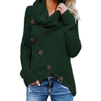 Maglione Collo ad Anello Asimmetrico Donna