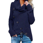 Maglione Collo ad Anello Asimmetrico Donna