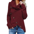 Maglione Collo ad Anello Asimmetrico Donna