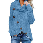 Maglione Collo ad Anello Asimmetrico Donna