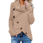 Maglione Collo ad Anello Asimmetrico Donna