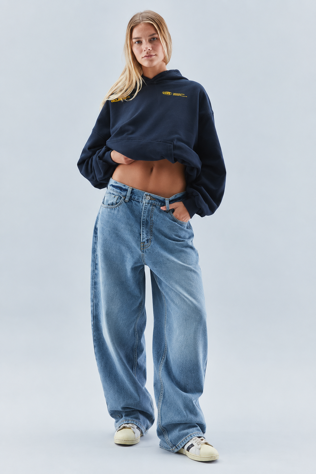 Felpa Oversize con Cappuccio Donna
