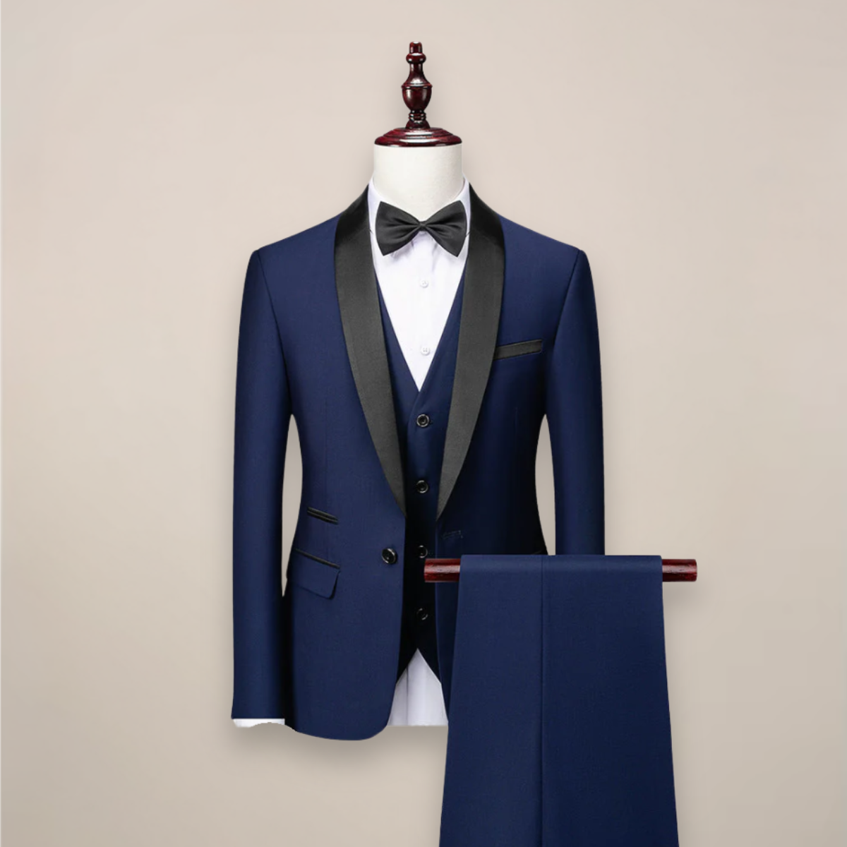 Smoking Tre Pezzi con Gilet Uomo
