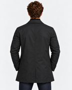 Trench Corto Impermeabile con Bottoni Uomo