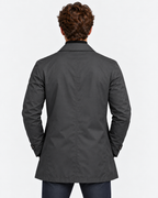 Trench Corto Impermeabile con Bottoni Uomo